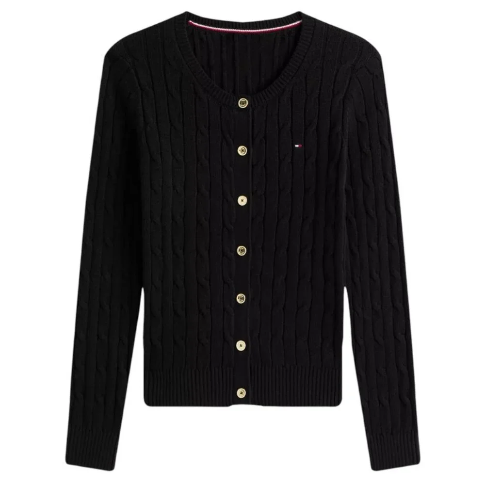 NWOT Tommy Hilfiger Cable Knit Cardigan - Picture 2 of 7